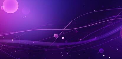 AI generated background with purple patterns, circles and lines photo