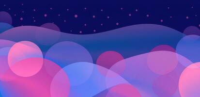 AI generated a purple background with distorted circles photo