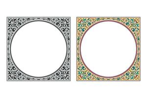 Hand drawn horizontal banners set with retro style ribbons decoration elements isolated vector illustration