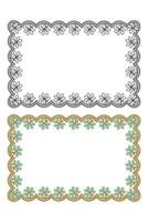 Hand drawn horizontal banners set with retro style ribbons decoration elements isolated vector illustration