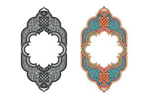 Vintage floral classic calligraphic retro vignette scroll frames ornamental design elements black set isolated vector