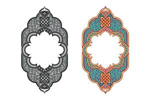 Vintage floral classic calligraphic retro vignette scroll frames ornamental design elements black set isolated vector