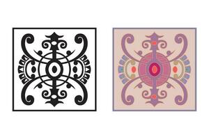 Clásico floral caligráfico floral viñeta Desplazarse rincones ornamental diseño elementos negro conjunto aislado vector