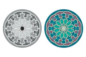 Vintage floral calligraphic floral vignette scroll corners ornamental design elements black and color set isolated vector