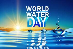 AI generated Droplet Symphony World Water Day Awareness photo