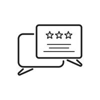 Fill Feedback, review, testimonial, customer thin line icons. Editable stroke. For website marketing design, logo, app, template, ui, etc. Vector illustration modern Designs.