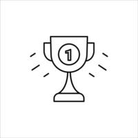 Exquisite Awards and Bonuses Vector Icons Set - Modern Thin Line Illustrations for Success and Recognition Discover a collection of editable icons, including Cups, Awards, Medals, Diplomas, Champion,