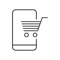 Online shopping icons Pixel perfect. Card, buy, computer, Purchasing, store, online, vector