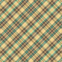 Tartan plaid pattern with texture and summer color. vector