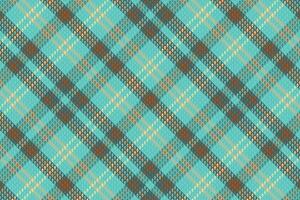 Tartan plaid pattern with texture and summer color. vector