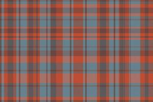 Tartan plaid pattern with texture and retro color. vector