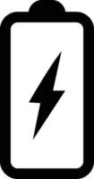 Battery icon in flat design. isolated on transparent background. battery charge level smartphone battery level indicator Concept power, energy, elements sign symbol. Vector for apps and website