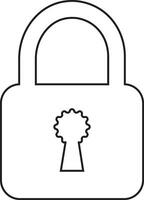 open Lock Icon in trend background. use for safety, privacy or Security system sign symbol. design, Vector for apps and website