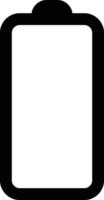 Battery icon in flat design. isolated on transparent background. battery charge level smartphone battery level indicator Concept power, energy, elements sign symbol. Vector for apps and website