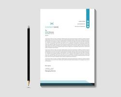 Creative abstract letterhend degsin. Professional business letterlend, newsletter magazine poster brochure design. vector
