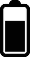 Battery icon in flat design. isolated on transparent background. battery charge level smartphone battery level indicator Concept power, energy, elements sign symbol. Vector for apps and website