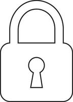 open Lock Icon in trend background. use for safety, privacy or Security system sign symbol. design, Vector for apps and website