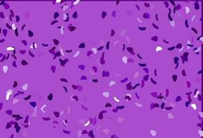 Light Purple vector template with memphis shapes.