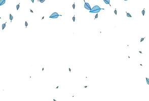 Light BLUE vector doodle background.