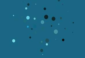 Fondo de vector azul claro con burbujas.