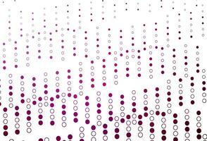 Light Purple vector pattern with spheres.