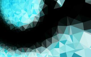 Light BLUE vector polygonal template.