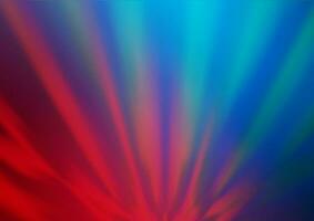 Dark Blue, Red vector glossy bokeh pattern.