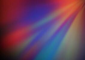 Dark Blue, Red vector blurred shine abstract background.