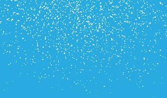 que cae copos de nieve en azul antecedentes. Navidad nieve. vector ilustración