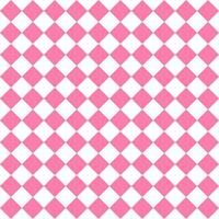 Seamless geometric pattern. Pink square on white background. Simple repeat ornament. Vector illustration