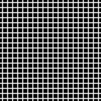 Seamless geometric pattern. Black square on white background. Simple repeat ornament. Vector illustration