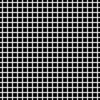 Seamless geometric pattern. Black square on white background. Simple repeat ornament. Vector illustration