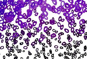 Dark Purple vector texture with disks.