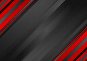 Abstract red black striped corporate background photo