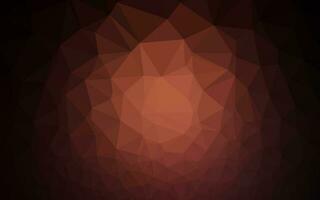 Dark Red vector blurry triangle texture.