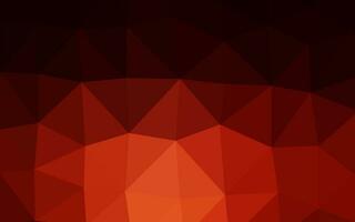 Dark Red vector triangle mosaic template.