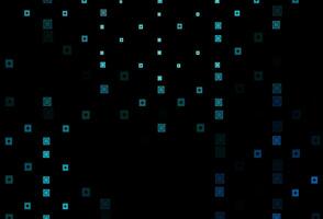 Dark BLUE vector template with circles, rectangles.