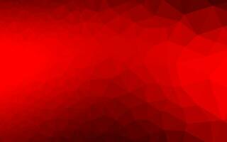 Light Red vector abstract polygonal texture.