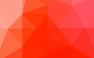 Light Red vector abstract mosaic background.