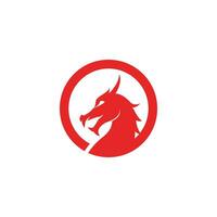 Dragon vector icon illustration