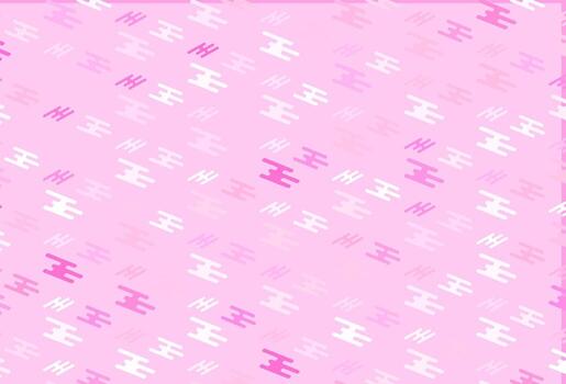textura de vector de color rosa claro con líneas de colores.