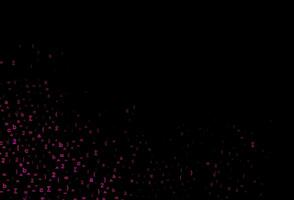 plantilla de vector de color rosa oscuro con símbolos matemáticos.
