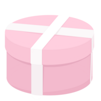 pink valentine gift box png