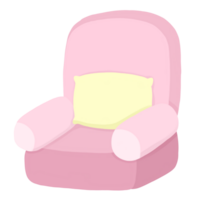 roze sofa Valentijn png