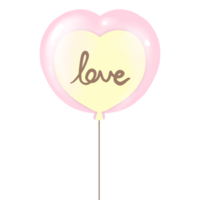 pink balloons valentine png