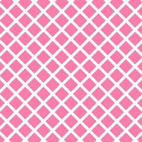 Geometric pattern. Pink square on white background. Simple repeat ornament. Vector illustration