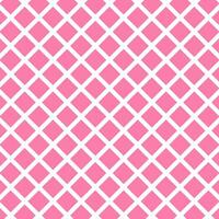 Geometric pattern. Pink square on white background. Simple repeat ornament. Vector illustration