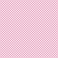 Seamless geometric pattern. Pink circle on white background. Simple repeat ornament. Vector illustration