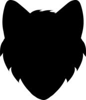 Wolf Silhouette Vector on white background