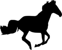 Horse Silhouette Vector on white background